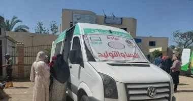 قافلة طبية مجانية في قرية الأوسط قامولا بقنا