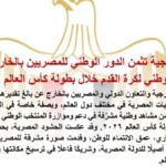 الخارجية تثمّن دور المصريين بالخارج في دعم المنتخب الوطني