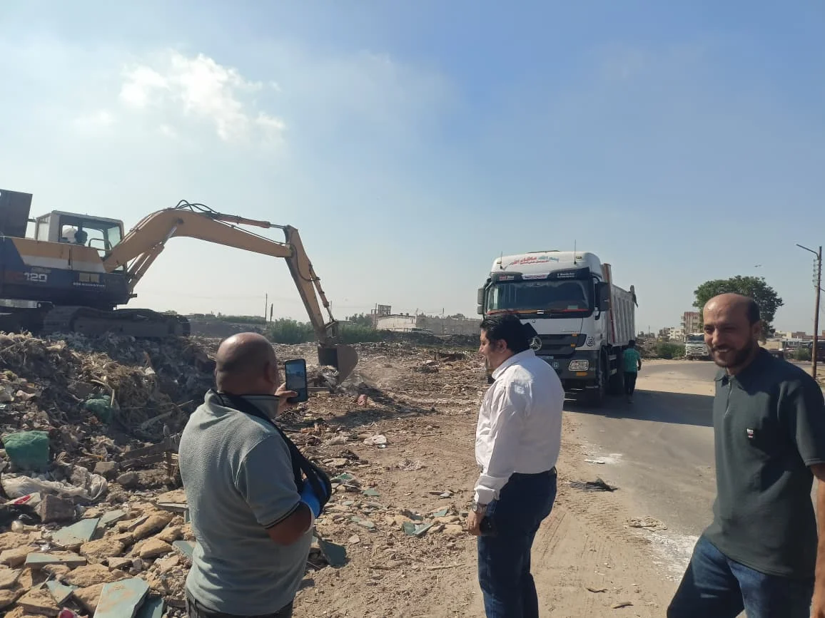 رفع 460 طن من المخلفات الصلبة في المنصورة
