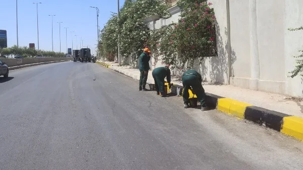رفع كفاءة المناطق المحيطة بهضبة الأهرام