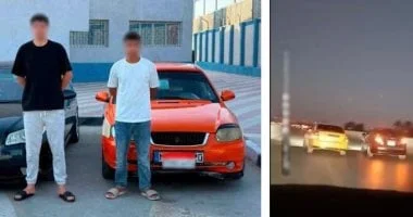 جهود الشرطة لمكافحة استعراض السيارات والدراجات النارية