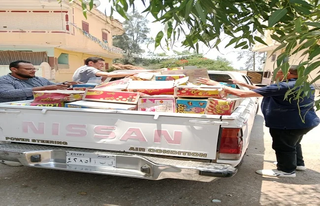 ضبط كميات من المواد الغذائية الفاسدة بكفر الشيخ