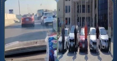 ضبط المتهمين بالاستعراض بسيارات مغلقة في الغربية