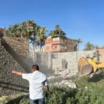 حملة لإزالة التعديات الزراعية في نجع المغاربة بقنا