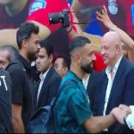 احتفاء حزب الحرية المصري باستقبال المنتخب الوطني