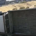 انقلاب سيارة نصف نقل بطريق القاهرة الفيوم يصيب 5 أشخاص