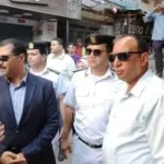 حملة لإزالة الإشغالات عقب حريق سوق الفلكي بالإسكندرية