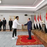 فخر مهدي سليمان بلقاء الرئيس السيسي