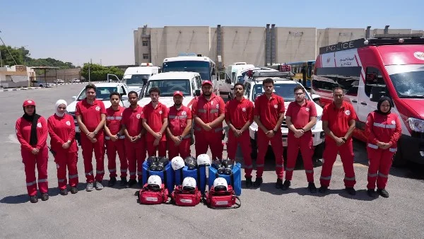 الهلال الأحمر يعزز جاهزيته لمواجهة الأزمات والكوارث