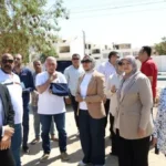 تطوير موقف الأقاليم ورصف الشوارع في الوادي الجديد