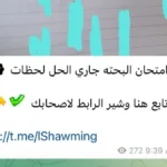 تسريبات امتحان الرياضيات البحتة عبر جروبات الغش في تليجرام