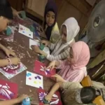 ورشة للطباعة بالتفريغ في المتحف القبطي