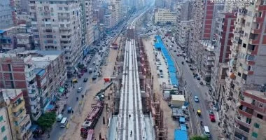 تقدم مشروع مترو أبوقير في الإسكندرية