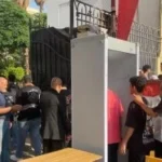 تفتيش طلاب الثانوية العامة بالجيزة قبل امتحان الكيمياء والجغرافيا