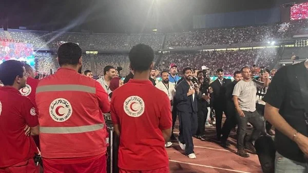الهلال الأحمر يؤمن احتفالية "100 مليون شكرًا" في القاهرة
