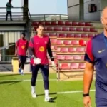 حمزة عبدالكريم يبهر في أولى تدريباته مع برشلونة