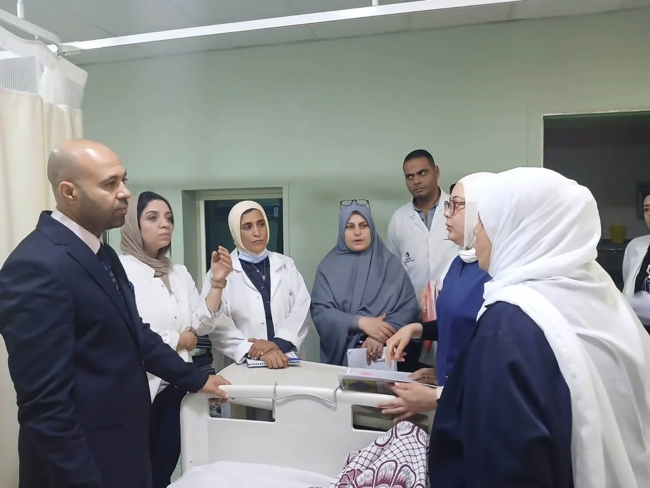 وكيل صحة الإسكندرية يتفقد مستشفى رأس التين