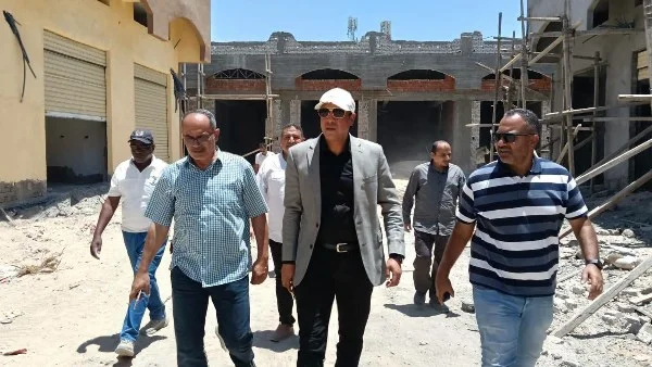 متابعة تنفيذ مجمع الورش الحرفية بالعبور