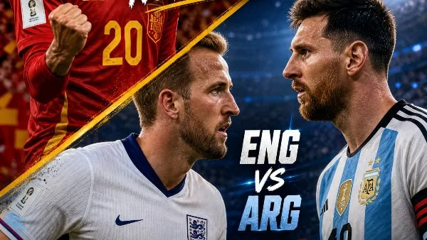 مواجهة نارية بين إنجلترا والأرجنتين في نصف نهائي كأس العالم