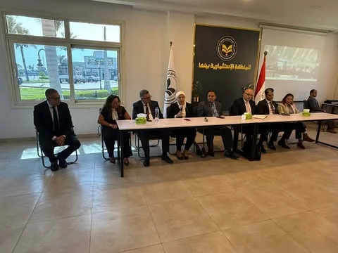 جهاز التمثيل التجاري يتعرف على الشركات التصديرية في بنها