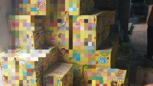 ضبط 20 ألف عبوة حلوى ومشروبات منتهية الصلاحية