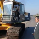 حملات إزالة التعديات ورفع المخلفات في بني سويف