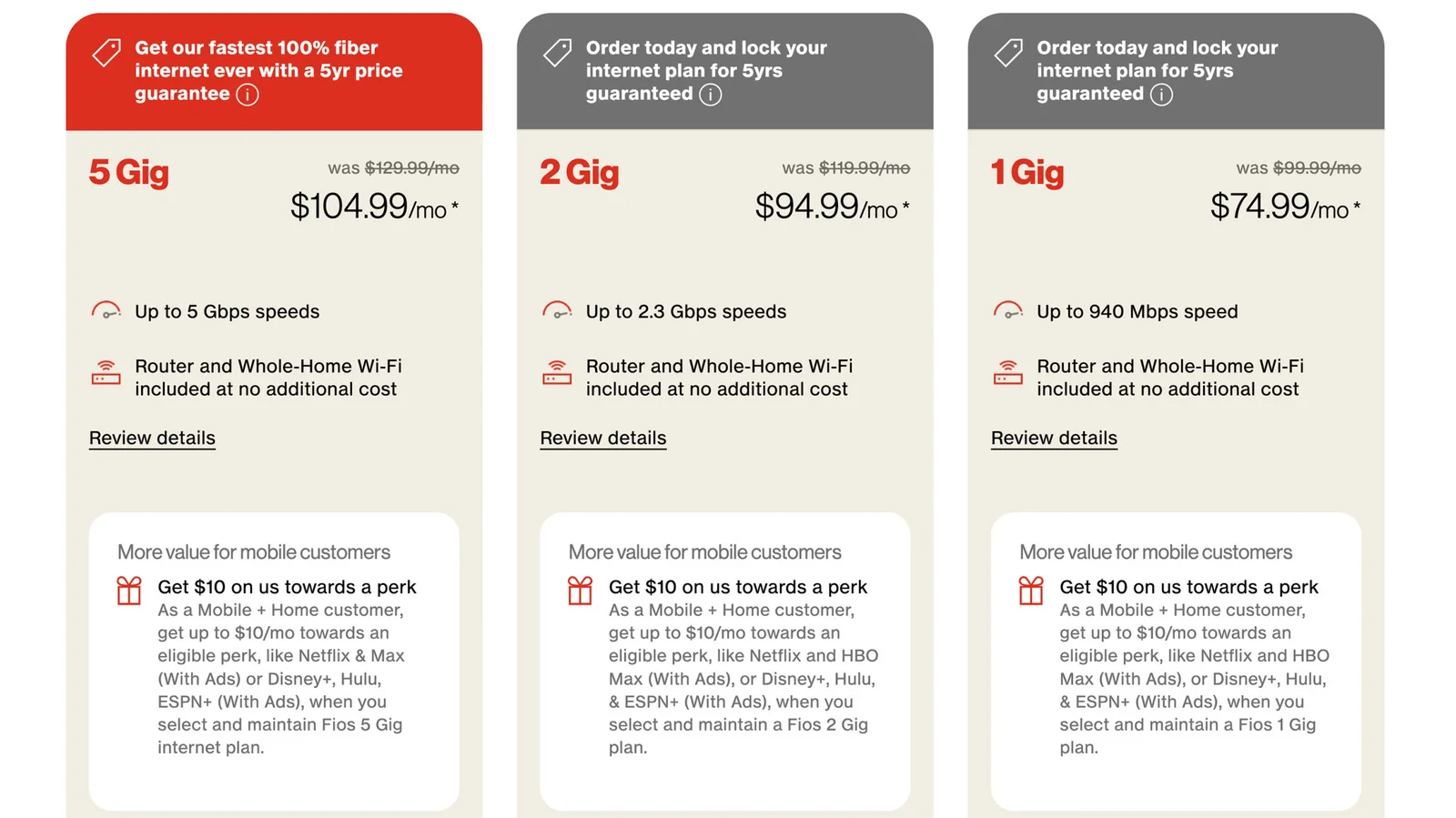 Verizon Fios تطلق خطة إنترنت بسرعة 5Gbps جديدة