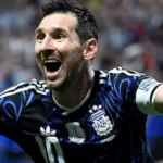 ميسي يحتفي بإنجاز الأرجنتين قبل نهائي كأس العالم