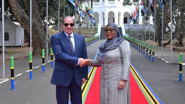 السيسي: تعزيز التعاون مع تنزانيا مفتاح المشاريع الجديدة