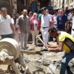 حملة لرفع الإشغالات في سوق الميدان بالإسكندرية