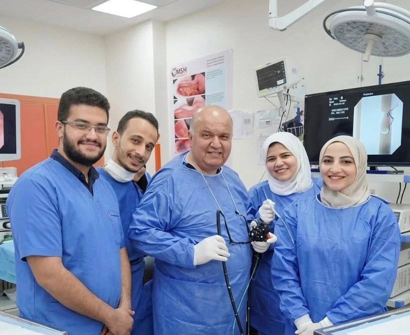 إنقاذ حياة طفلة بواسطة مناظير مستشفى المنصورة التخصصي