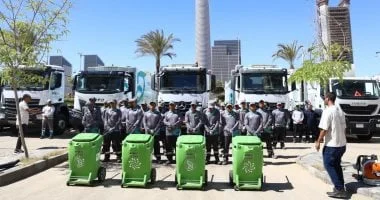 منظومة النظافة الذكية بالعاصمة الجديدة