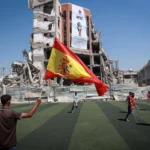 غزة تدعم إسبانيا في نهائي كأس العالم