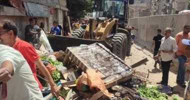 إزالة الإشغالات والتعديات بشرق الإسكندرية