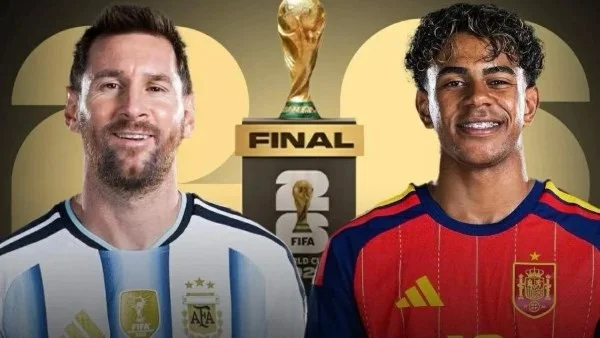 مباراة الأرجنتين وإسبانيا في نهائي كأس العالم 2026