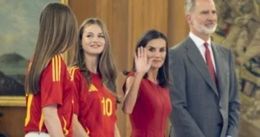 دعم العائلة المالكة في إسبانيا لمنتخبها الوطني
