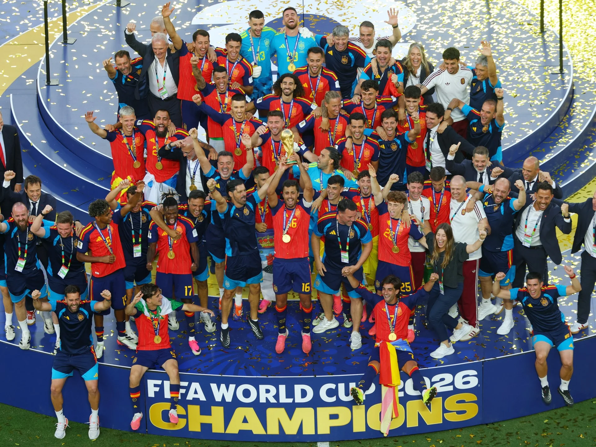 إسبانيا تحرز لقب كأس العالم الثاني بعد انتصارها على الأرجنتين