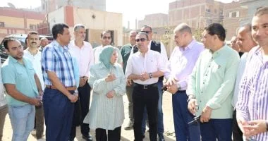 محافظ المنوفية يتفقد صيانة مدارس الباجور