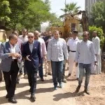 تفقد مشروعات تطوير البنية التحتية في الأقصر