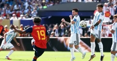 تهنئة فلسطين لإسبانيا بعد فوزها بكأس العالم 2026