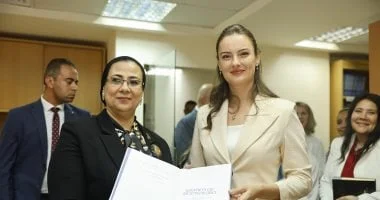 استقبال قرينة رئيس مونتينيجرو لبحث تمكين المرأة