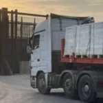 شاحنات إغاثية مصرية تتجه نحو قطاع غزة