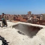 إزالة أدوار مخالفة في برج سكني بقليوب