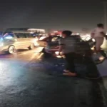 حادث سير بسبب غياب الإنارة بالطريق الدائري