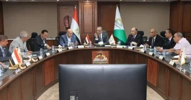 متابعة مشروع مصنع تدوير المخلفات بشبرامنت