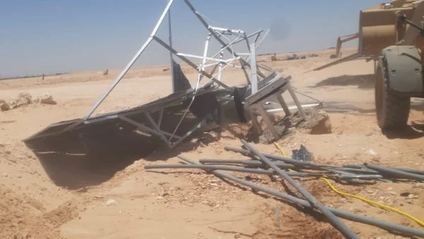 إزالة تعديات على 1120 فدانًا في قنا