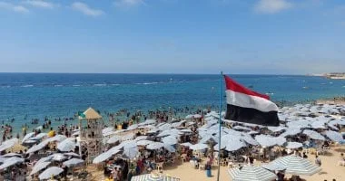 مليون و250 ألف زائر لشواطئ الإسكندرية في يوم واحد