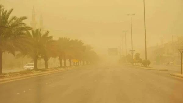 أمطار وغبار في السعودية اليوم السبت