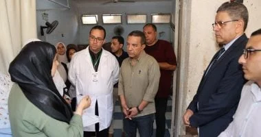 جولـة تفقدية لمحافظ المنوفية بمستشفى تلا العام