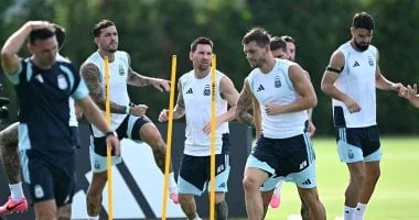 إلغاء تدريب المنتخب الأرجنتيني بسبب عواصف رعدية